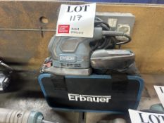 Erbauer EBS160 (240v) corner sander with carry case