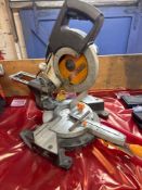 Evolution Rage 5 Pull down mitre saw (110v) with R225 TCT 255mm cutting disc