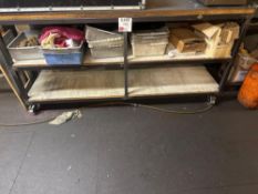 Mobile steel frame workbench