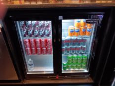 Sterling Pro Undercounter 2-Door Glass Fronted Fridge – Purchased 2024 for £538.76