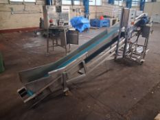 Stainless steel 'Jaycraft' belted conveyor