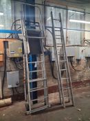 Tubesca' wheeled platform ladder and others