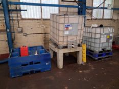 2 IBC's c/w stands etc. One IBC approx. half full of Adblue