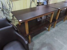 6x Wooden Tables
