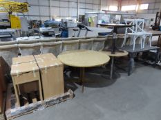 4x Bedside Cabinet, 4x various Tables and 2x Chairs