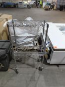 Chromed' Wheeled Trolley