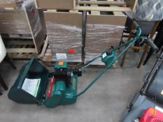 A Qualcast Suffolk Punch 14" R/Roller Drive, Fully Serviced and Sharpened