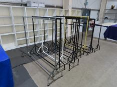 11x Various Clothes Rails