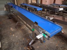 Precision Labelling Systems Limited Conveyor. (240v) 300 x 4000mm. Working height 930mm