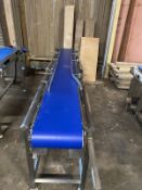 Stainless steel 3 phase conveyor - Working height 870mm
