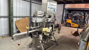Graham Engineering Twin Labeller set up for 5 litre AdBlue