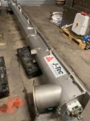 J-Tec 6.2 Metre Stainless Steel Screw Conveyor