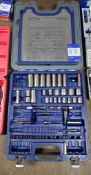 Blue-Point 100pc socket set to carry case (incomplete)