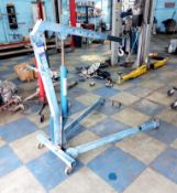 Draper EC1000 folding engine crane