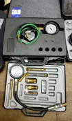 Unbranded Fuel pressure tester to carry case (incomplete) & Compression tester