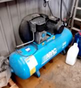 ABAC Pro A39B 200 FM3 3hp 200 litre receiver air compressor, serial number ITR1156916 (2017)