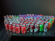Approximately 145 x Cans & Cartons of Assorted Soft Drinks