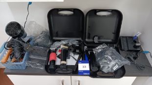 3x Wahl Cordless Clippers and Various Chargers and Attachments, and Various Grooming Equipment