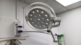 MACH LED 130 wall mounted surgical examination light (disconnection required by qualified trades