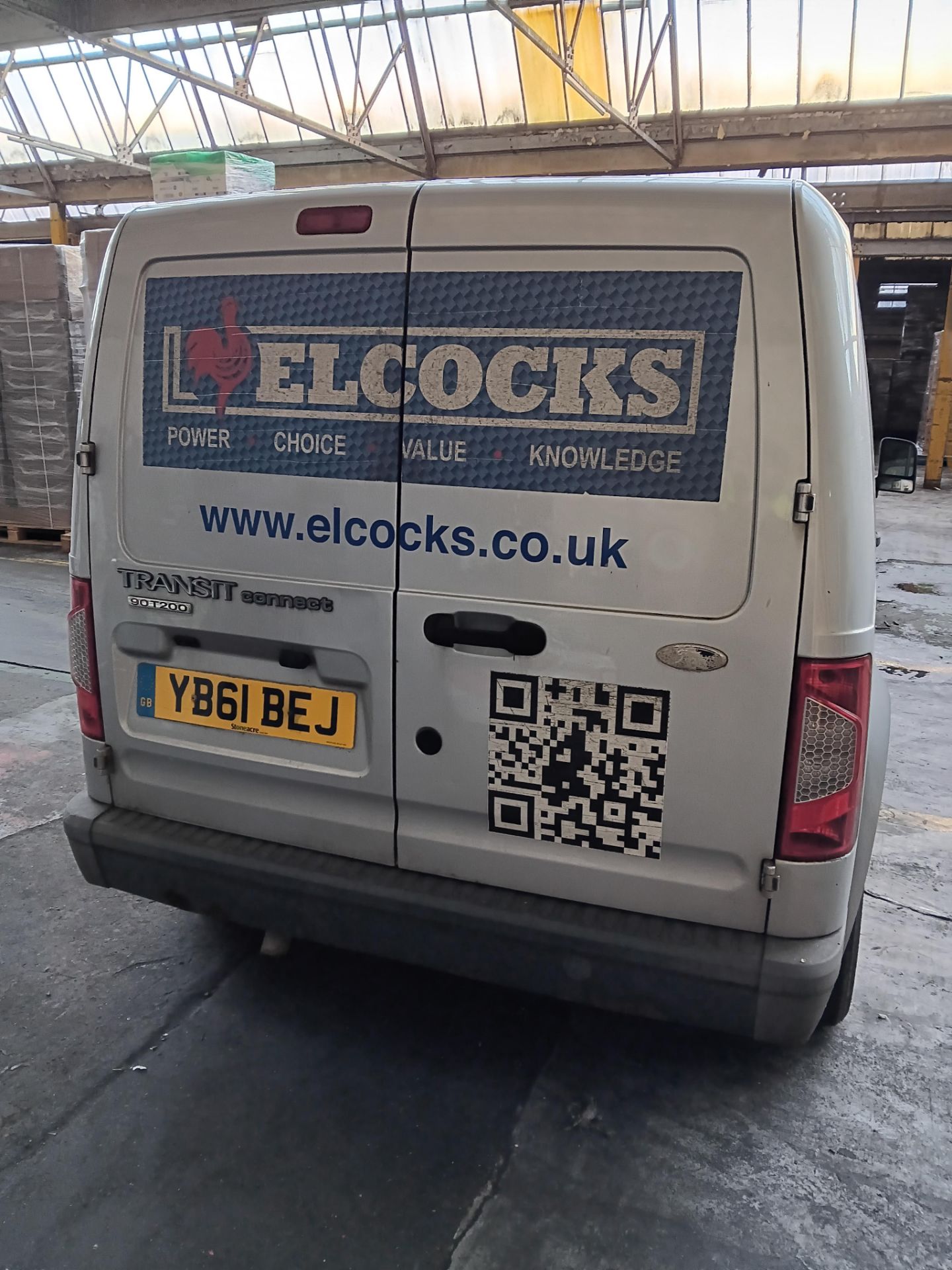 Ford Transit Connect 90T200 compact panel van, Registration YB61 BEJ, Mileage 121,148, Date of - Image 5 of 16