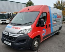 Citroen Relay 35 L3 Van (2023), Rioned 3- Series Twin Reel Jetter Unit & Assets of a Plumbing, Heating & Air Conditioning Installation Company