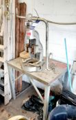 Sweeney and Blocksidge fly press and table