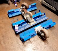 4 x Heavy duty wheel rigs