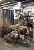 KRV2000 turret milling machine with Acu-rite III digital display
