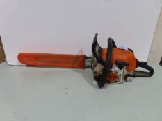 Stihl MS181 petrol powered chainsaw- working
