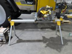 DeWalt DW718 sliding saw- 305mm diameter blade- on DE703 sliding table