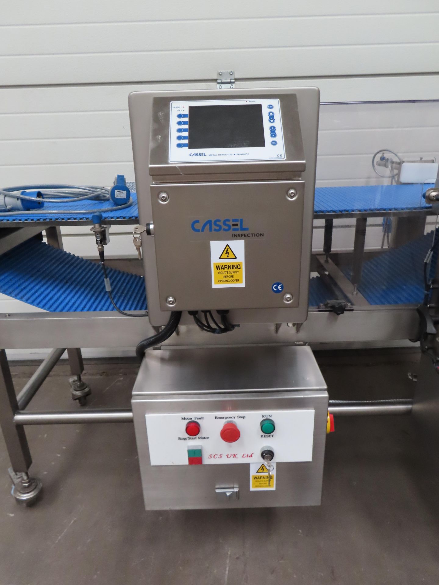 Cassel BD450 x 200 Aperture Metal detector with conveyor - Image 6 of 18