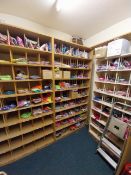 Quantity finished Dance Designs stock to small store & sample stock to shop