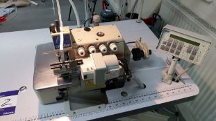 Brother four thread overlocker with programmable tension tape insert 240v, model FB-N210-W020-25,