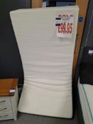 Unity comfort 3ft single mattress