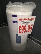 Unity comfort 3ft single mattress