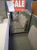 Valencia mirrored 3+2 drawer chest