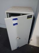 Eurovault Aver S2 Size 5 secure safe cabinet with key (located on ground floor)