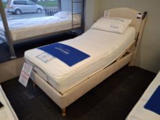 Adjust-a-bed beau non-storage adjustable bed with ashby headboard 3ft single rrp. £978 total