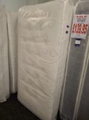 Brooklands beds overture 3ft single mattress rrp. £139.95