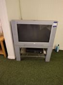Philips 32” CRT television with stand