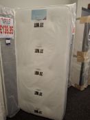 Beauty Sleep orthopaedic 3ft single mattress rrp. £139.95