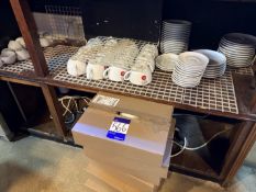 Qty of coffee cups and saucers to bar area