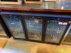 Osbourne 3 door undercounter display fridge