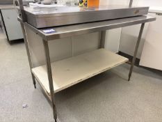 Stainless steel prep table W1220mm x D760mm x H870mm