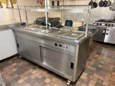 Lincat mobile heated bain marie cabinet