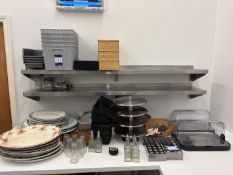 Large qty of assorted front of house accessories