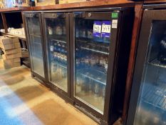 Osbourne 3 door undercounter display fridge