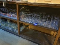 Large qty of glassware to bar