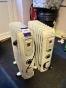 2x Honeywell oil filled radiators