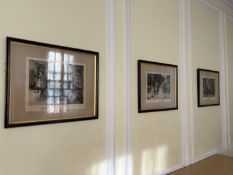 16 pieces of framed artwork